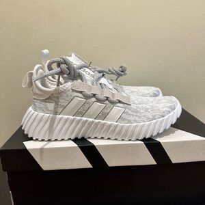 NIB adidas Kaptir 3.0 Running Shoes  JQ2258 Cloud White Grey Camo